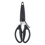 Mainstays Black Handle Stainless Steel Multi-Purpose Kitchen Shears with Black Grip 1 Each